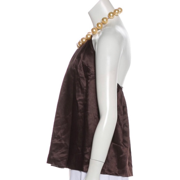 NWT Moschino Cheap & Chic Pearl top - Picture 2 of 6